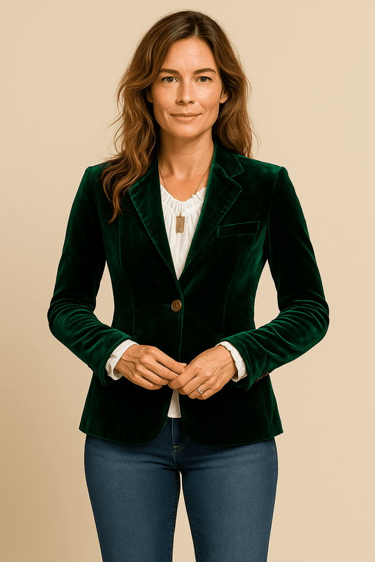 Taillierter Damen Blazer | Stilvolles Sakko mit Kragen und Taschen