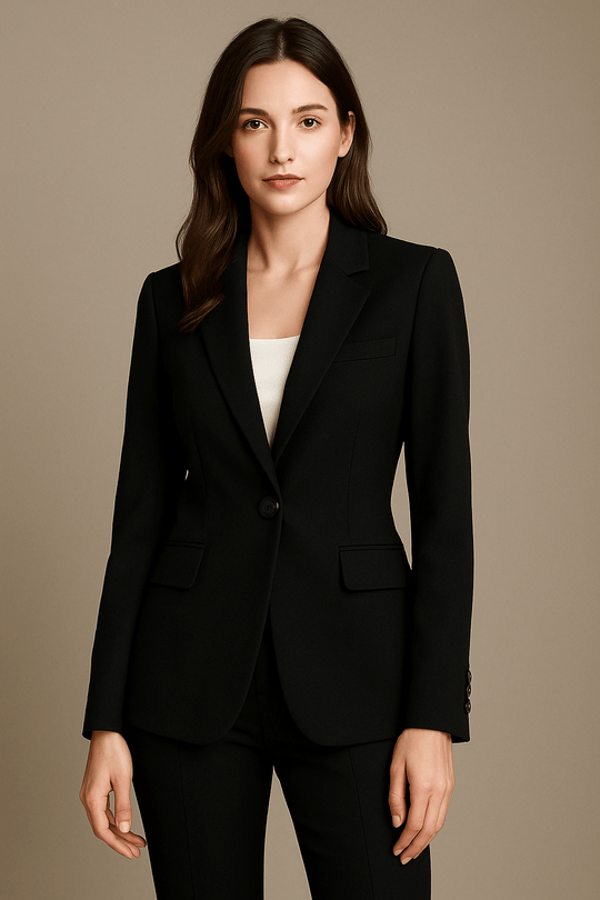 Eleganter Damen Blazer | Tailliertes Sakko mit Knopfverschluss