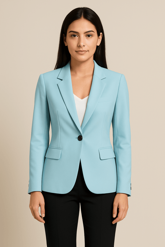 Eleganter Damen Blazer | Tailliertes Sakko mit Knopfverschluss
