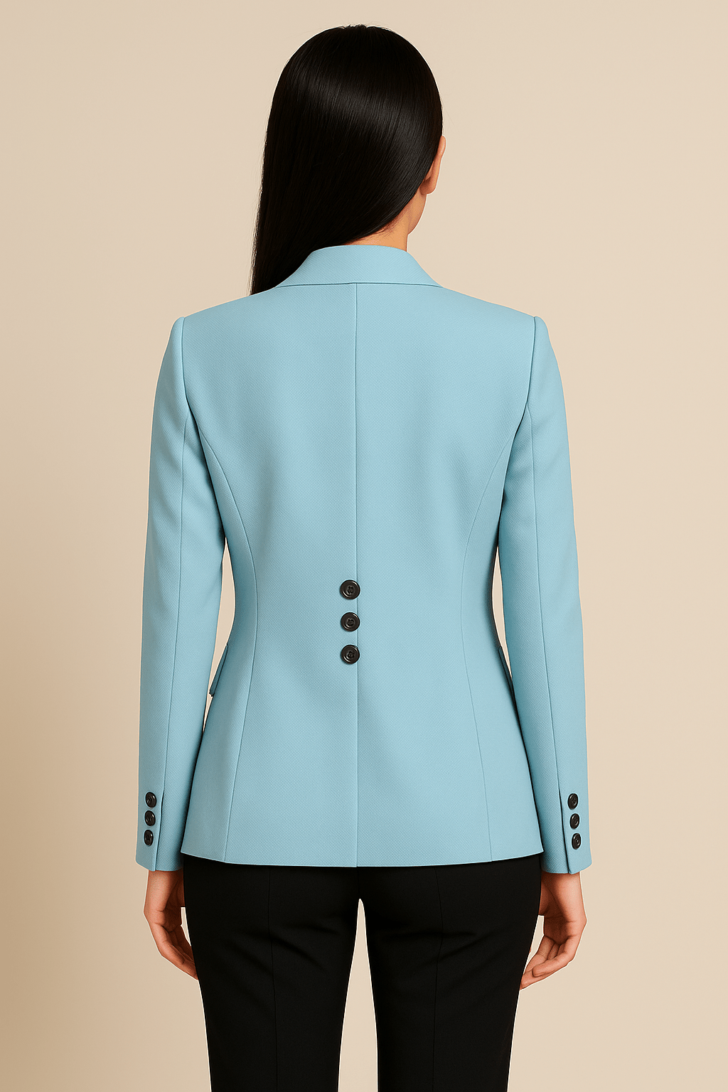 Eleganter Damen Blazer | Tailliertes Sakko mit Knopfverschluss