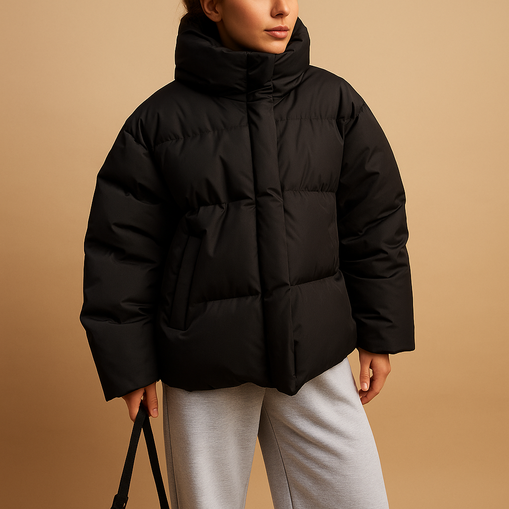 Leichte Steppjacke mit Kapuze für Damen