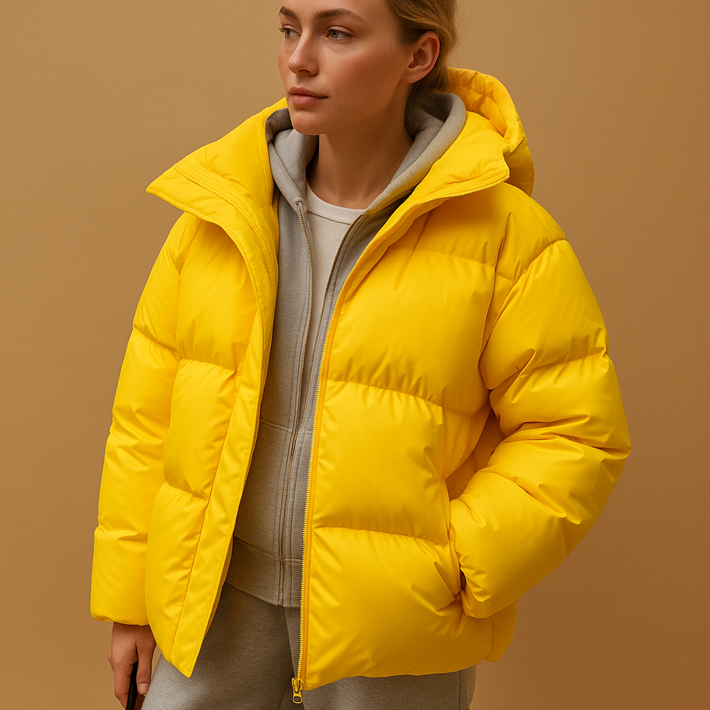 Leichte Steppjacke mit Kapuze für Damen