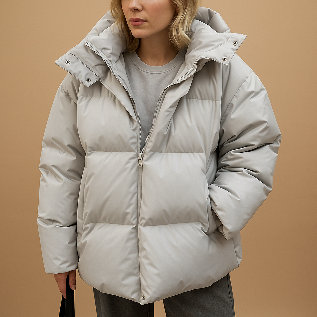 Leichte Steppjacke mit Kapuze für Damen