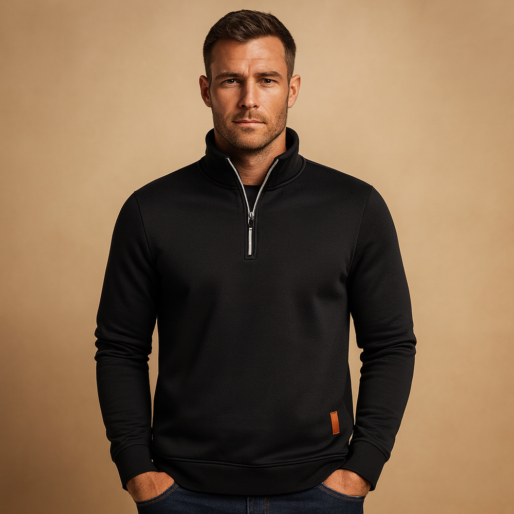 Herren Pullover mit Reißverschluss – Bequeme und moderne Passform