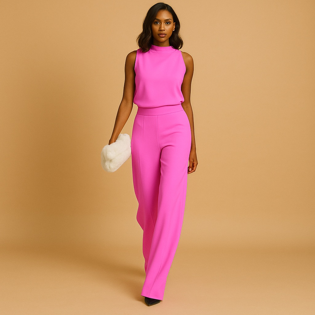 Eleganter Jumpsuit mit weitem Bein für Damen