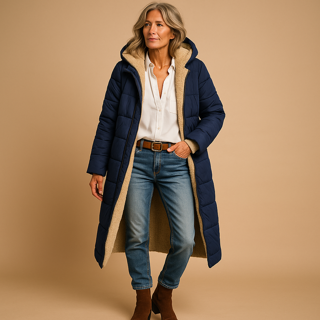 Langer Wintermantel für Damen | Eleganter Stil