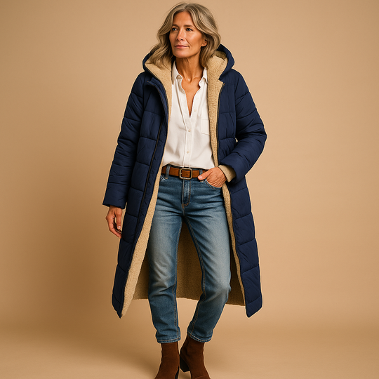 Langer Wintermantel für Damen | Eleganter Stil