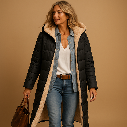 Langer Wintermantel für Damen | Eleganter Stil