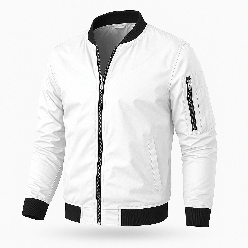 Leichte Herren Bomberjacke – Übergangsjacke mit modernem Schnitt