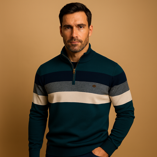 Herren Pullover mit Reißverschluss | Moderner Schnitt mit sportlicher Note