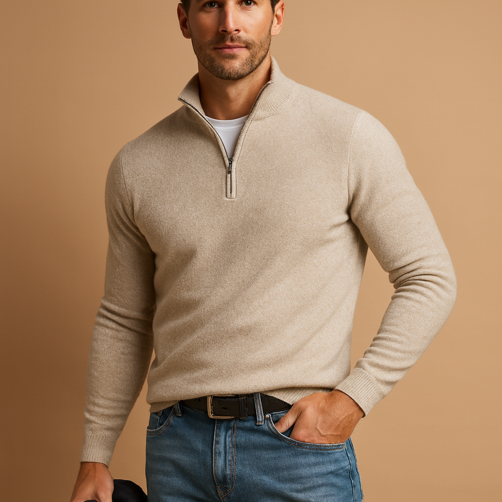 Herren Pullover mit Reißverschluss | Komfort und Stil für jeden Tag
