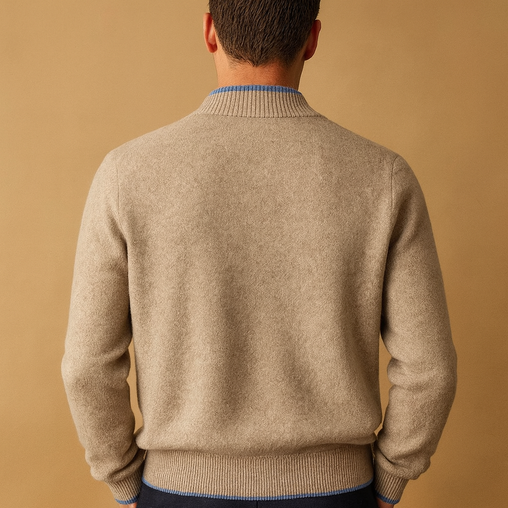 Herren Weste mit Reißverschluss | Klassischer Kragen und moderner Schnitt