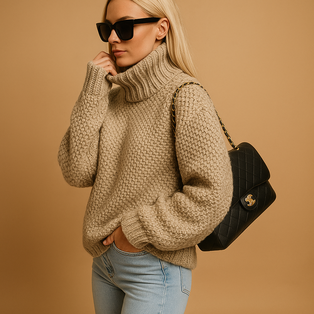Warmer Strickpullover für Damen | Vielseitiger Look