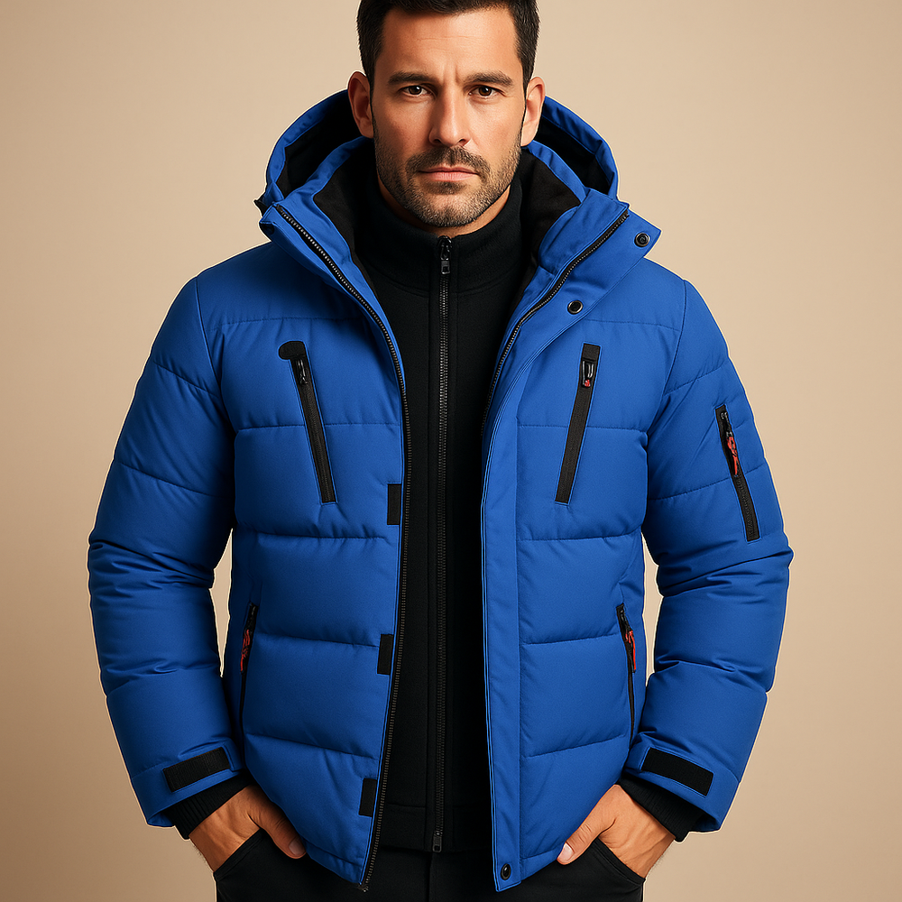 Wasserabweisende Winterjacke für Herren | Mit isolierender Fütterung